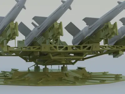 S-125 Neva Pechora SA-3 Goa 3D model