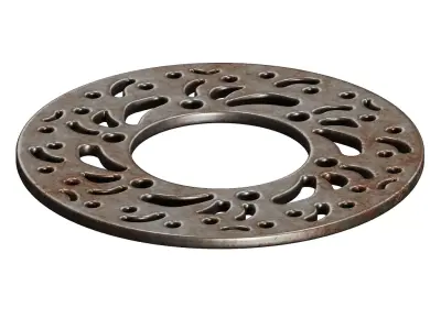 Rusty Brake Disc 3D model