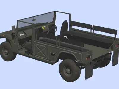 JGSDF High Mobility Vehicles early model 3D model