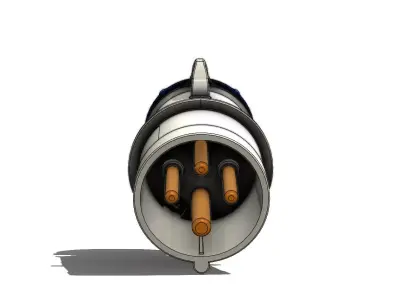 Tomada Movel Scame 213 1646 Mobile Electrical Outlet 3D model