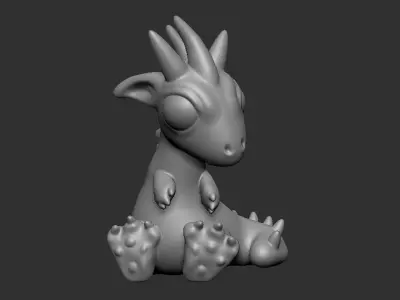 Baby Dragon 3D print model buy