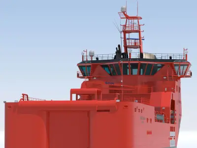 Fast Rescue Vessel ESVAGT AURORA 3D model