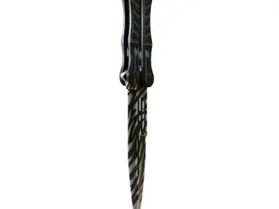 Butterfly Knife 3D model get