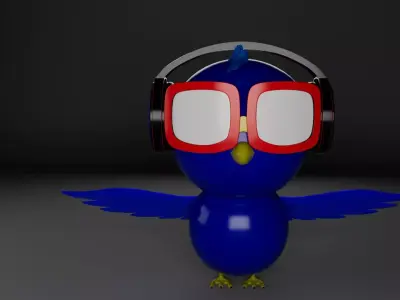 Bird model Free 3D model