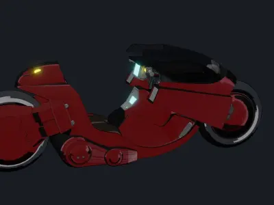 Akira Bike 3D model