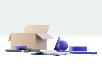 Low Poly Stylised Tools Low-poly 3D model