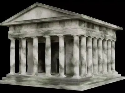 Ruined Greek Temple  3D model