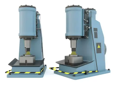 Industrial machine tool - MA4129A Forging hammer press-stamping 3D model