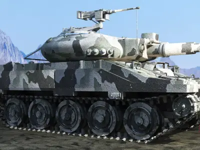 M-551 Sheridan obj 3D model