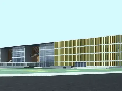 Office Building 3D model 32