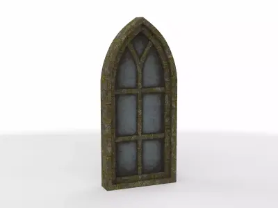 medieval window ogive  3D model