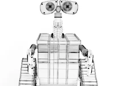 Robot wall e 3D model