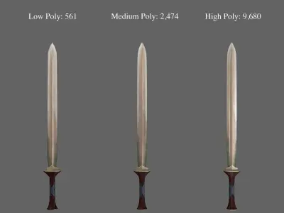 Ancient Collection Weapons Swords 3D Model Pack