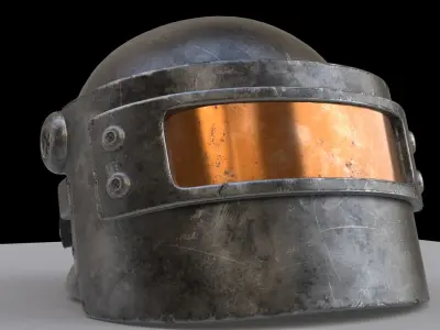 PUBG Helmet 3D model