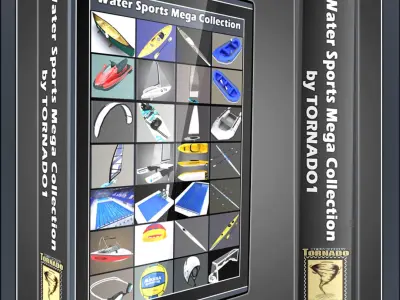 Water Sports Mega Collection 3D model