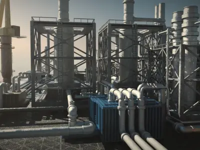 OILPLATFORM 3D model