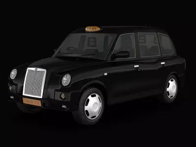 London TX4 Taxi 3D model