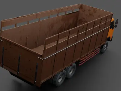 MITSUBISHI FUSO FN 527 SM Low-poly 3D model