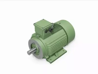 132S B34a Top IEC electric motor - 3D CAD model 3D model