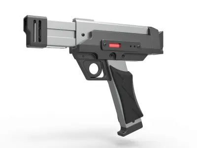 Blaster pistol from the movie Lost in space 1998 3D model
