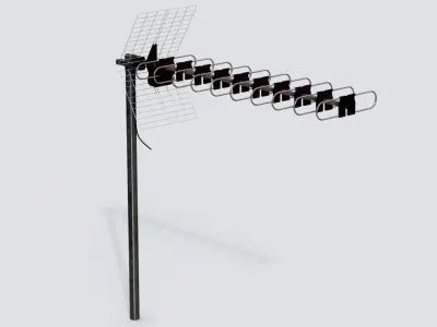 Antenna 10 Low-poly 3D model