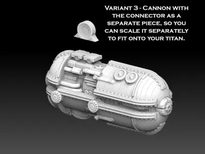 Titan Cannon 3D print model