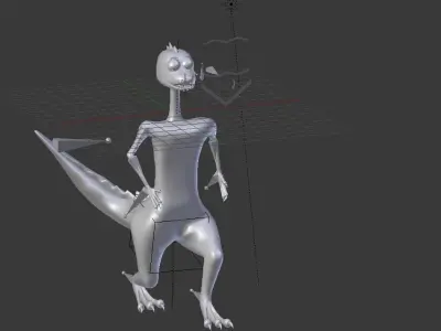 Lovely Dino Low-poly 3D model