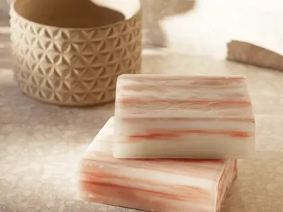  Soap Bars Model, White 
