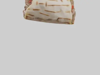 Lamb gyro model Low-poly 3D model