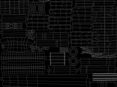 HIE Clean Cart D180403 Low-poly 3D model