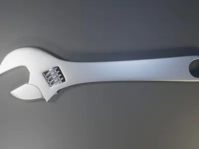 Wrench 3d Free Modell low Poly 3d model Free low-poly 3D model