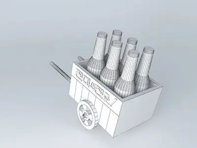 Soju Cart Free 3D model