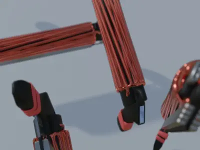 Electromagnetic Gun 3D model