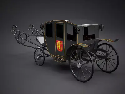 Hearse and Carriages Pack