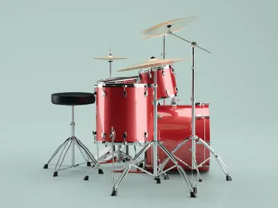 Drums 3D model