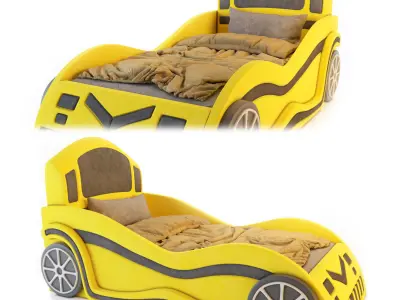 collection of beds 3D Model Pack