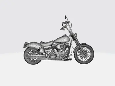 motor bike 3D model