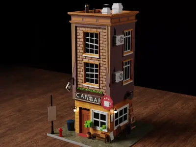 Building 3D Model Free 3D model