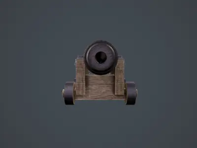 Cannon Ship  3D model