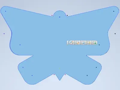 3D Design of butterfly 3D model