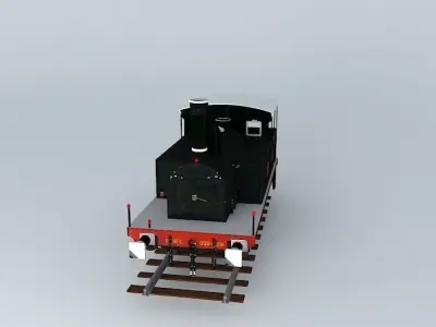 Locomotive in Miranda de Ebro Free 3D model