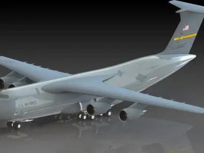 Lockheed C-5M Galaxy 3D model