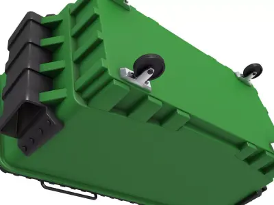 Trash Container 3D model get