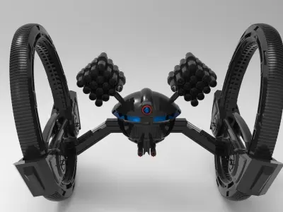 Hailfire class droid tank 3D print model