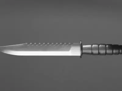 ULTIMATE KNIFE PACK Free low-poly 3D model
