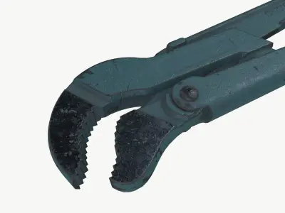 pipe wrench s type 3D model