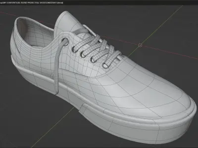 SNEAKERS  Low-poly 3D model