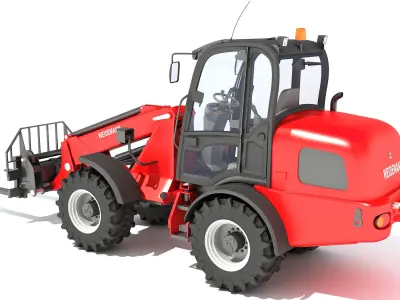 Telescopic Telehandler Weidemann 3D model
