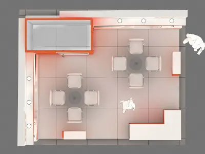 Exhibition Stand - ST0056 3D model