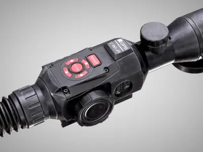 ATN X-Sight II HD 5-20X Optic AAA PBR Game Ready Attachment Low-poly 3D model